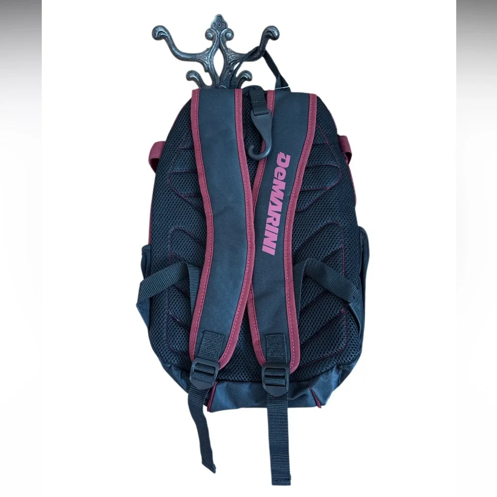 DeMarini Voodoo Junior Black and Maroon Baseball/Softball Backpack NWT
